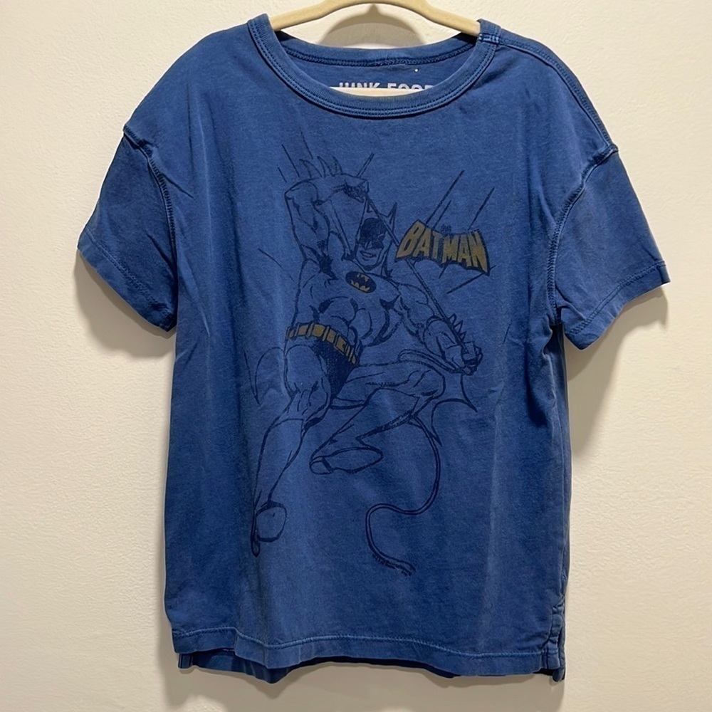 𝅺JUNK Food Batman Short Sleeve T Shirt size XS Vintage Inspired